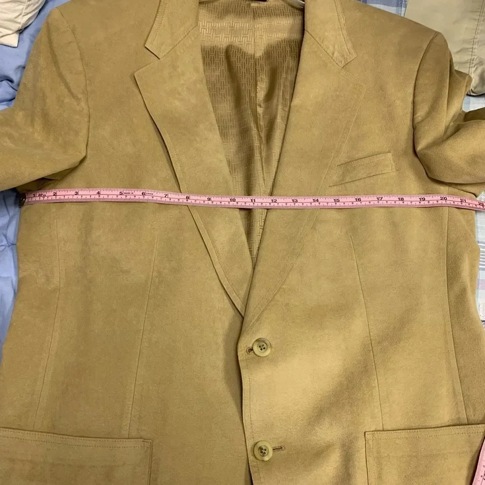Halston suede blazer